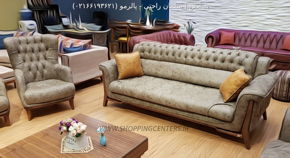 مبل تختخواب شو پالرمو