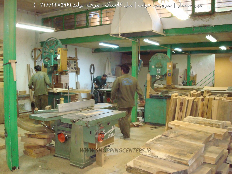 ویترین چوبی مرحله تولید
