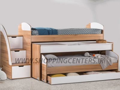 تخت دو طبقه چندمنظوره پردیس